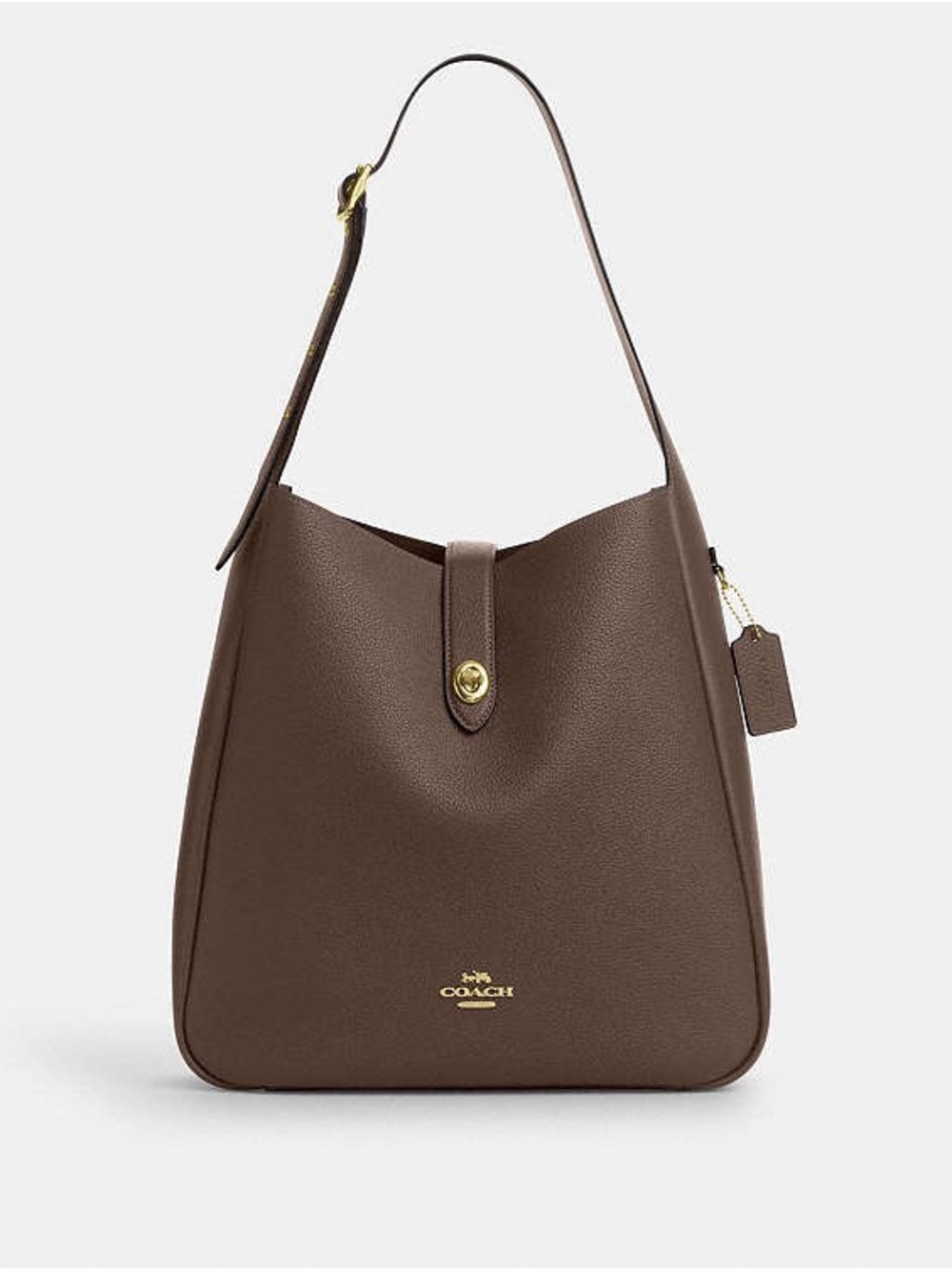 Coach Hadley Large Shoulder Bag in Dark Stone